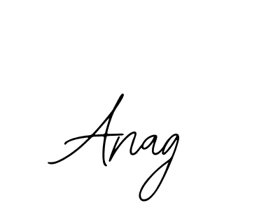 Also You can easily find your signature by using the search form. We will create Anag name handwritten signature images for you free of cost using Bearetta-2O07w sign style. Anag signature style 12 images and pictures png