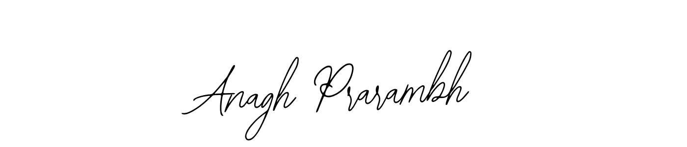 Make a beautiful signature design for name Anagh Prarambh. With this signature (Bearetta-2O07w) style, you can create a handwritten signature for free. Anagh Prarambh signature style 12 images and pictures png