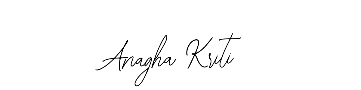 Design your own signature with our free online signature maker. With this signature software, you can create a handwritten (Bearetta-2O07w) signature for name Anagha Kriti. Anagha Kriti signature style 12 images and pictures png