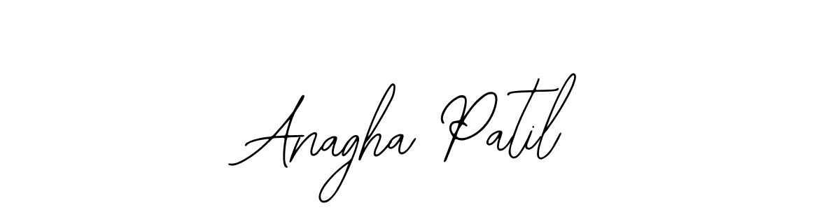 Use a signature maker to create a handwritten signature online. With this signature software, you can design (Bearetta-2O07w) your own signature for name Anagha Patil. Anagha Patil signature style 12 images and pictures png