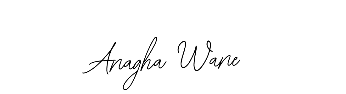 Best and Professional Signature Style for Anagha Wane. Bearetta-2O07w Best Signature Style Collection. Anagha Wane signature style 12 images and pictures png