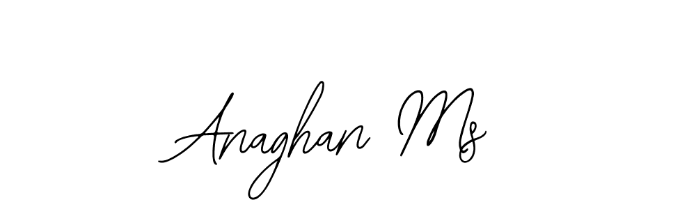 You should practise on your own different ways (Bearetta-2O07w) to write your name (Anaghan Ms) in signature. don't let someone else do it for you. Anaghan Ms signature style 12 images and pictures png