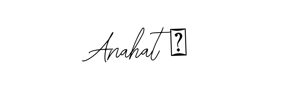 Anahat ⭐ stylish signature style. Best Handwritten Sign (Bearetta-2O07w) for my name. Handwritten Signature Collection Ideas for my name Anahat ⭐. Anahat ⭐ signature style 12 images and pictures png