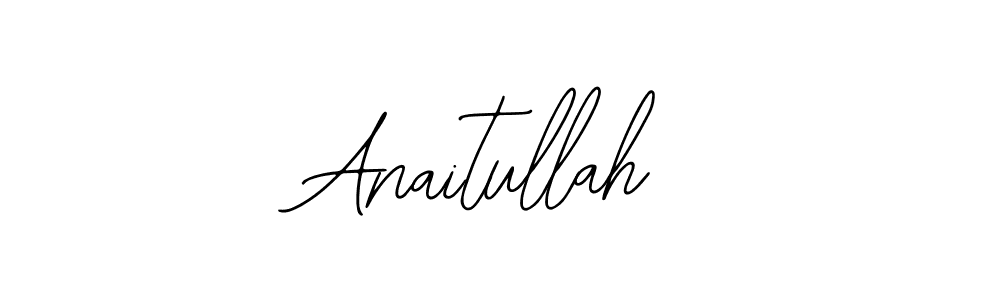 Also You can easily find your signature by using the search form. We will create Anaitullah name handwritten signature images for you free of cost using Bearetta-2O07w sign style. Anaitullah signature style 12 images and pictures png