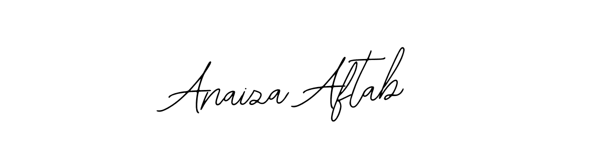 Make a beautiful signature design for name Anaiza Aftab. Use this online signature maker to create a handwritten signature for free. Anaiza Aftab signature style 12 images and pictures png