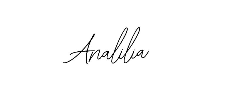 The best way (Bearetta-2O07w) to make a short signature is to pick only two or three words in your name. The name Analilia include a total of six letters. For converting this name. Analilia signature style 12 images and pictures png
