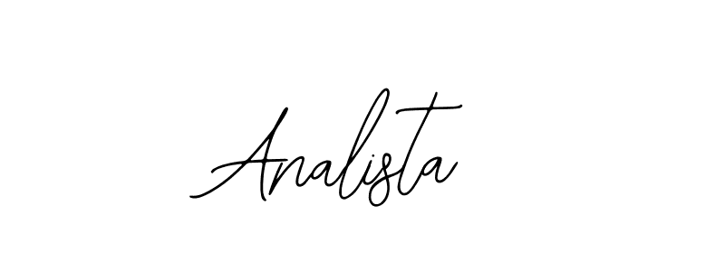 How to make Analista signature? Bearetta-2O07w is a professional autograph style. Create handwritten signature for Analista name. Analista signature style 12 images and pictures png