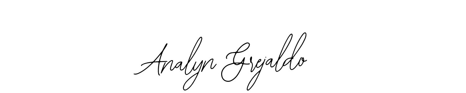 This is the best signature style for the Analyn Grejaldo name. Also you like these signature font (Bearetta-2O07w). Mix name signature. Analyn Grejaldo signature style 12 images and pictures png