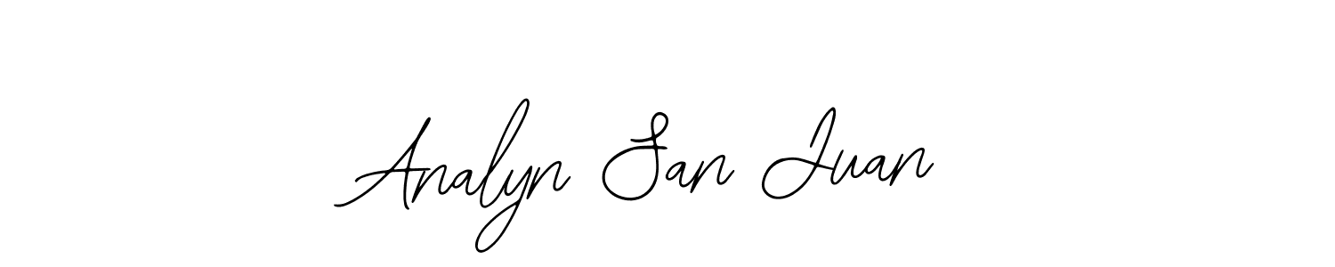 Make a beautiful signature design for name Analyn San Juan. With this signature (Bearetta-2O07w) style, you can create a handwritten signature for free. Analyn San Juan signature style 12 images and pictures png