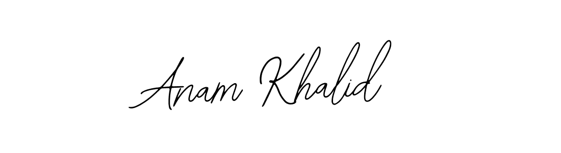 Anam Khalid stylish signature style. Best Handwritten Sign (Bearetta-2O07w) for my name. Handwritten Signature Collection Ideas for my name Anam Khalid. Anam Khalid signature style 12 images and pictures png