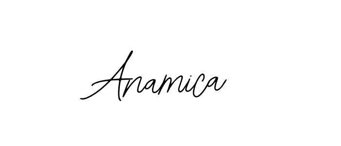 You should practise on your own different ways (Bearetta-2O07w) to write your name (Anamica) in signature. don't let someone else do it for you. Anamica signature style 12 images and pictures png