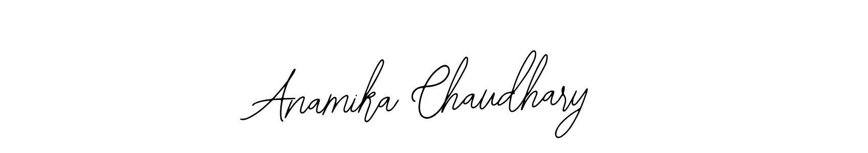 Anamika Chaudhary stylish signature style. Best Handwritten Sign (Bearetta-2O07w) for my name. Handwritten Signature Collection Ideas for my name Anamika Chaudhary. Anamika Chaudhary signature style 12 images and pictures png