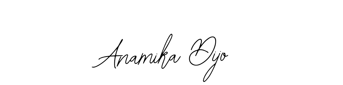 The best way (Bearetta-2O07w) to make a short signature is to pick only two or three words in your name. The name Anamika Dijo include a total of six letters. For converting this name. Anamika Dijo signature style 12 images and pictures png