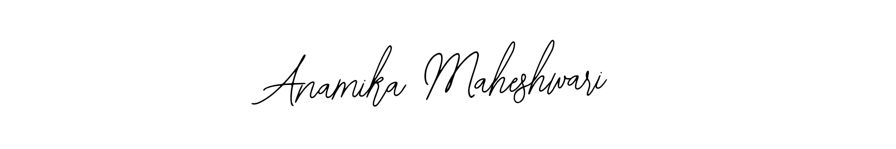 Also You can easily find your signature by using the search form. We will create Anamika Maheshwari name handwritten signature images for you free of cost using Bearetta-2O07w sign style. Anamika Maheshwari signature style 12 images and pictures png