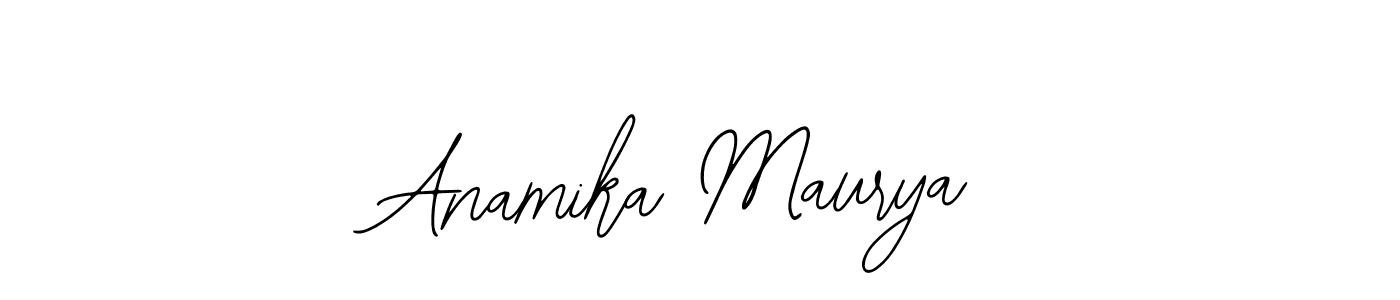 It looks lik you need a new signature style for name Anamika Maurya. Design unique handwritten (Bearetta-2O07w) signature with our free signature maker in just a few clicks. Anamika Maurya signature style 12 images and pictures png