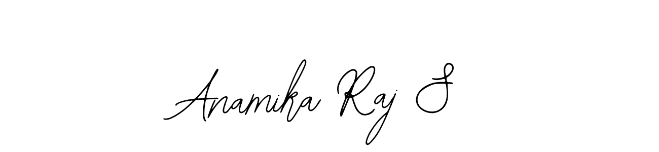 Use a signature maker to create a handwritten signature online. With this signature software, you can design (Bearetta-2O07w) your own signature for name Anamika Raj S. Anamika Raj S signature style 12 images and pictures png