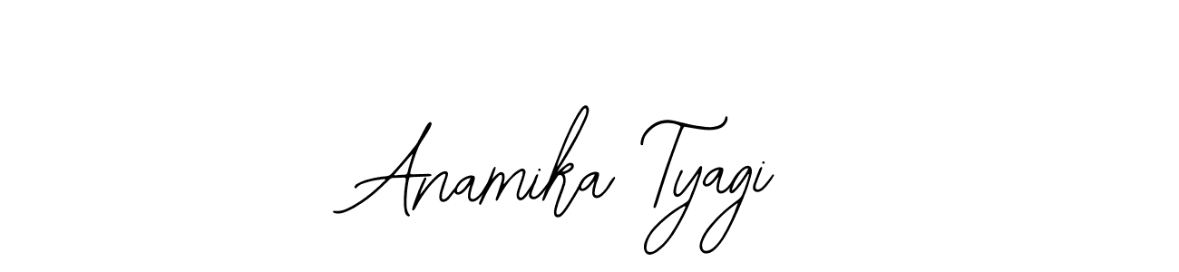 This is the best signature style for the Anamika Tyagi name. Also you like these signature font (Bearetta-2O07w). Mix name signature. Anamika Tyagi signature style 12 images and pictures png