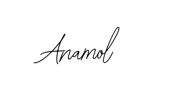 Use a signature maker to create a handwritten signature online. With this signature software, you can design (Bearetta-2O07w) your own signature for name Anamol. Anamol signature style 12 images and pictures png