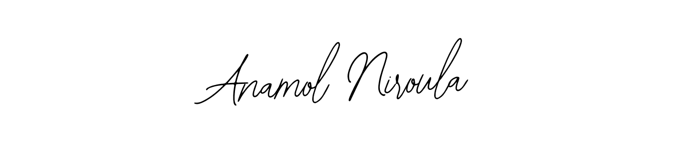 Also You can easily find your signature by using the search form. We will create Anamol Niroula name handwritten signature images for you free of cost using Bearetta-2O07w sign style. Anamol Niroula signature style 12 images and pictures png