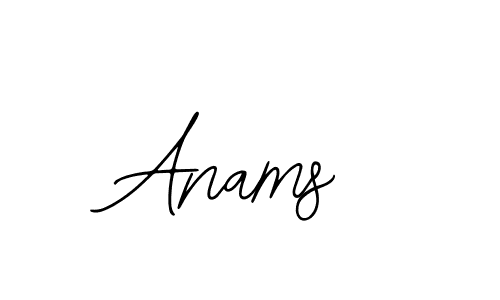 The best way (Bearetta-2O07w) to make a short signature is to pick only two or three words in your name. The name Anams include a total of six letters. For converting this name. Anams signature style 12 images and pictures png