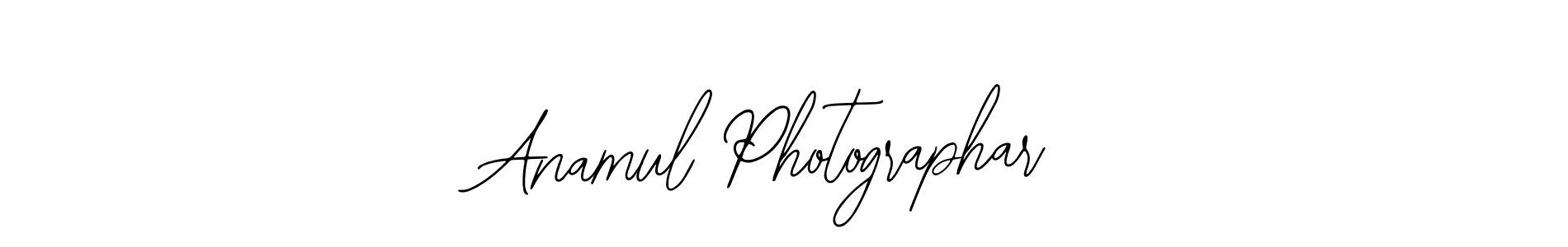 The best way (Bearetta-2O07w) to make a short signature is to pick only two or three words in your name. The name Anamul Photographar include a total of six letters. For converting this name. Anamul Photographar signature style 12 images and pictures png