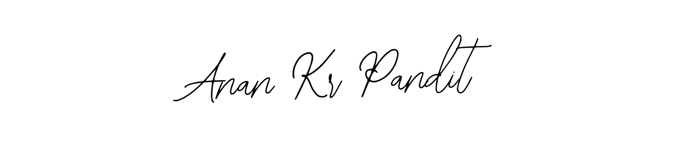 Use a signature maker to create a handwritten signature online. With this signature software, you can design (Bearetta-2O07w) your own signature for name Anan Kr Pandit. Anan Kr Pandit signature style 12 images and pictures png