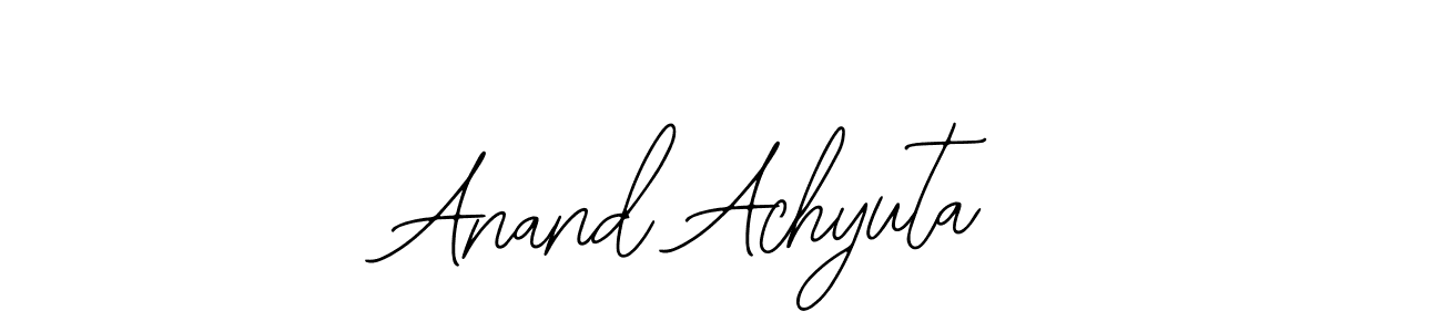 How to make Anand Achyuta name signature. Use Bearetta-2O07w style for creating short signs online. This is the latest handwritten sign. Anand Achyuta signature style 12 images and pictures png