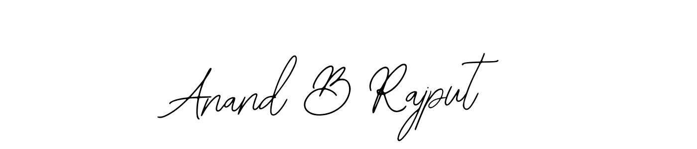 You should practise on your own different ways (Bearetta-2O07w) to write your name (Anand B Rajput) in signature. don't let someone else do it for you. Anand B Rajput signature style 12 images and pictures png