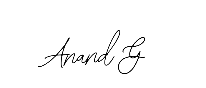 How to make Anand G signature? Bearetta-2O07w is a professional autograph style. Create handwritten signature for Anand G name. Anand G signature style 12 images and pictures png