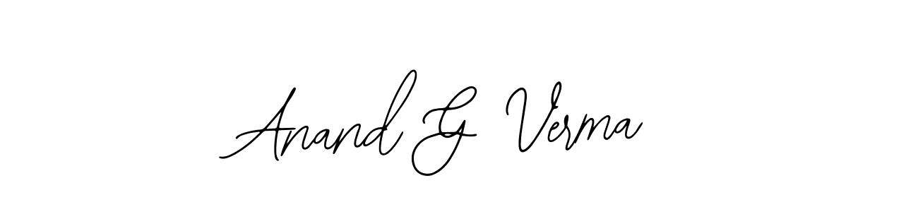 How to Draw Anand G Verma signature style? Bearetta-2O07w is a latest design signature styles for name Anand G Verma. Anand G Verma signature style 12 images and pictures png