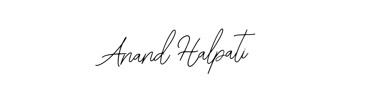 Also You can easily find your signature by using the search form. We will create Anand Halpati name handwritten signature images for you free of cost using Bearetta-2O07w sign style. Anand Halpati signature style 12 images and pictures png