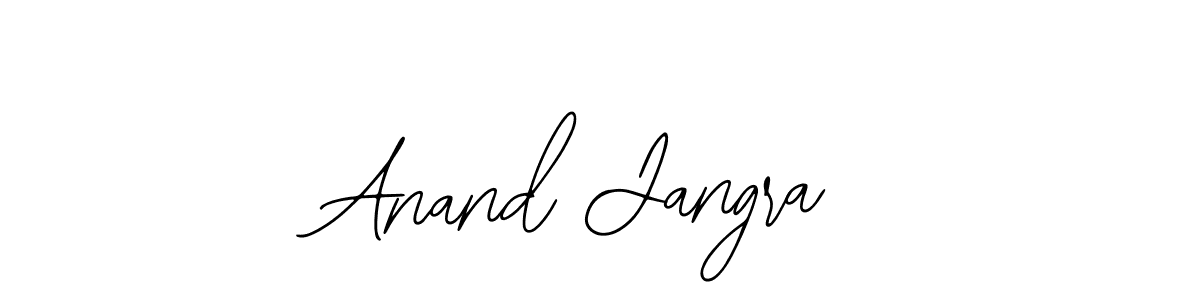 Use a signature maker to create a handwritten signature online. With this signature software, you can design (Bearetta-2O07w) your own signature for name Anand Jangra. Anand Jangra signature style 12 images and pictures png