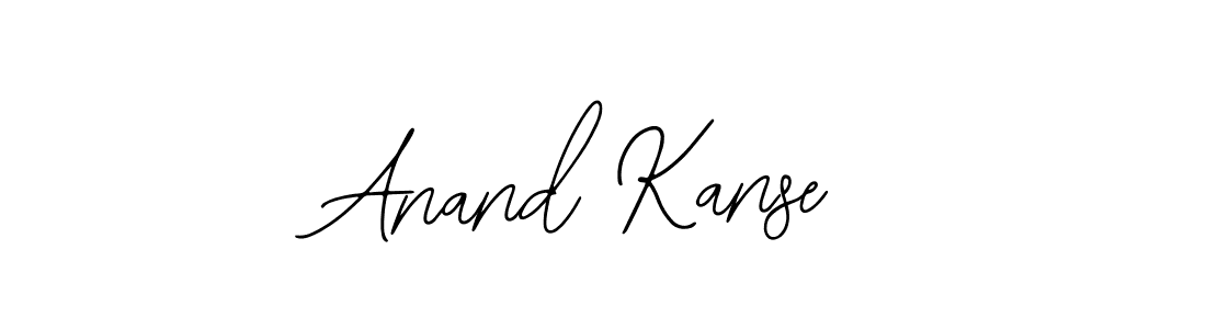 You should practise on your own different ways (Bearetta-2O07w) to write your name (Anand Kanse) in signature. don't let someone else do it for you. Anand Kanse signature style 12 images and pictures png