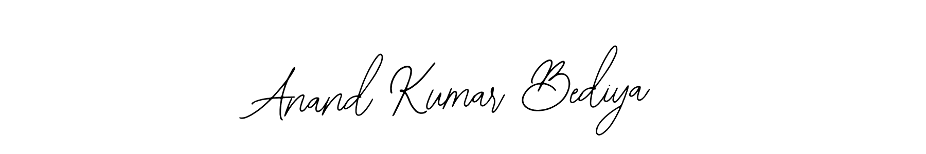 How to make Anand Kumar Bediya name signature. Use Bearetta-2O07w style for creating short signs online. This is the latest handwritten sign. Anand Kumar Bediya signature style 12 images and pictures png