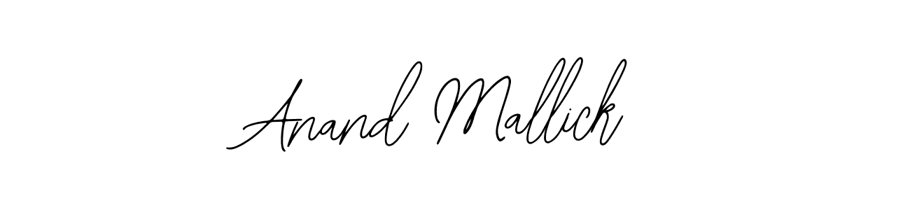 You should practise on your own different ways (Bearetta-2O07w) to write your name (Anand Mallick) in signature. don't let someone else do it for you. Anand Mallick signature style 12 images and pictures png