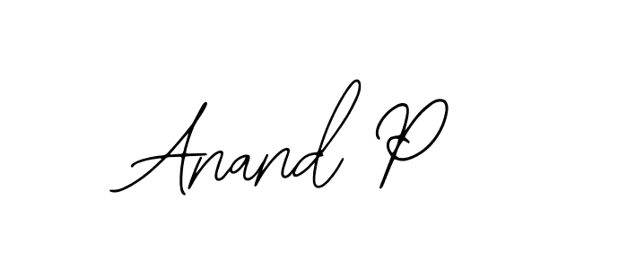 Make a beautiful signature design for name Anand P. With this signature (Bearetta-2O07w) style, you can create a handwritten signature for free. Anand P signature style 12 images and pictures png