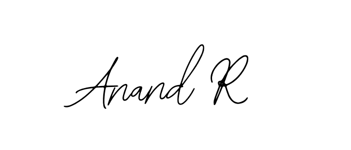 Design your own signature with our free online signature maker. With this signature software, you can create a handwritten (Bearetta-2O07w) signature for name Anand R. Anand R signature style 12 images and pictures png