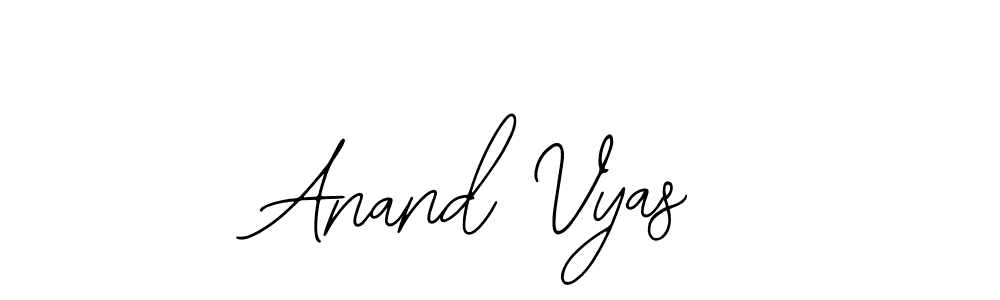 You should practise on your own different ways (Bearetta-2O07w) to write your name (Anand Vyas) in signature. don't let someone else do it for you. Anand Vyas signature style 12 images and pictures png