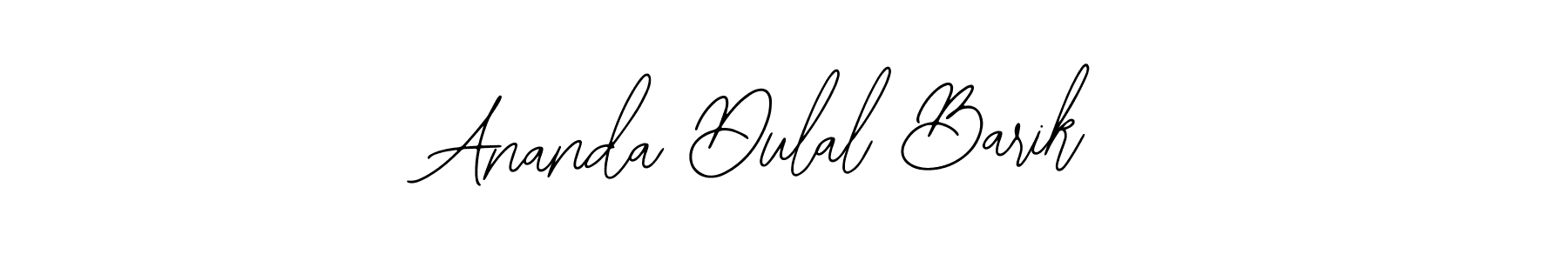 The best way (Bearetta-2O07w) to make a short signature is to pick only two or three words in your name. The name Ananda Dulal Barik include a total of six letters. For converting this name. Ananda Dulal Barik signature style 12 images and pictures png