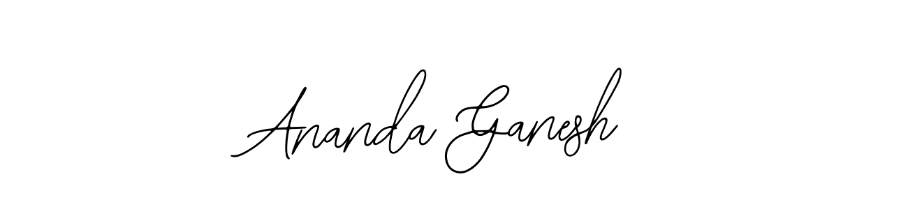 Ananda Ganesh stylish signature style. Best Handwritten Sign (Bearetta-2O07w) for my name. Handwritten Signature Collection Ideas for my name Ananda Ganesh. Ananda Ganesh signature style 12 images and pictures png