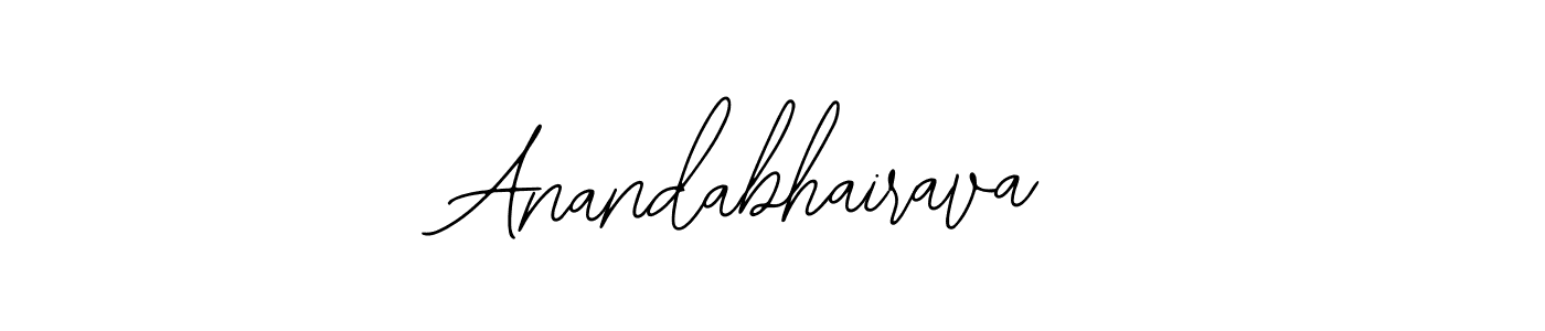 How to make Anandabhairava signature? Bearetta-2O07w is a professional autograph style. Create handwritten signature for Anandabhairava name. Anandabhairava signature style 12 images and pictures png