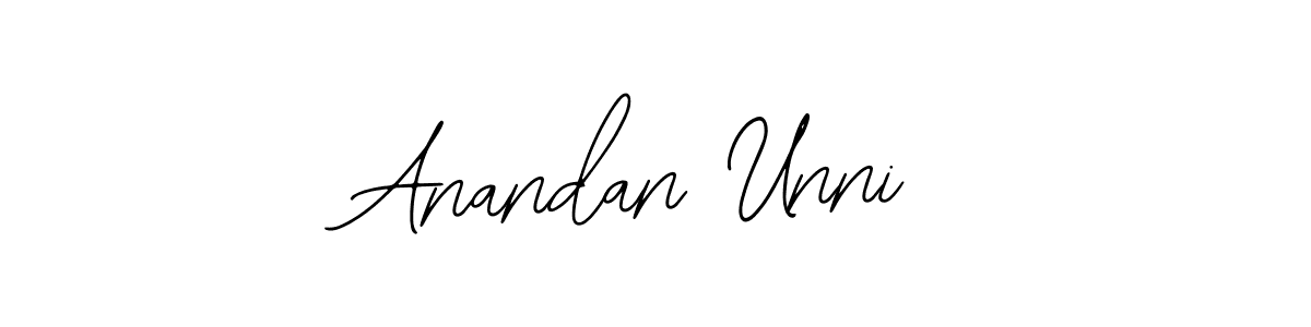 How to make Anandan Unni signature? Bearetta-2O07w is a professional autograph style. Create handwritten signature for Anandan Unni name. Anandan Unni signature style 12 images and pictures png
