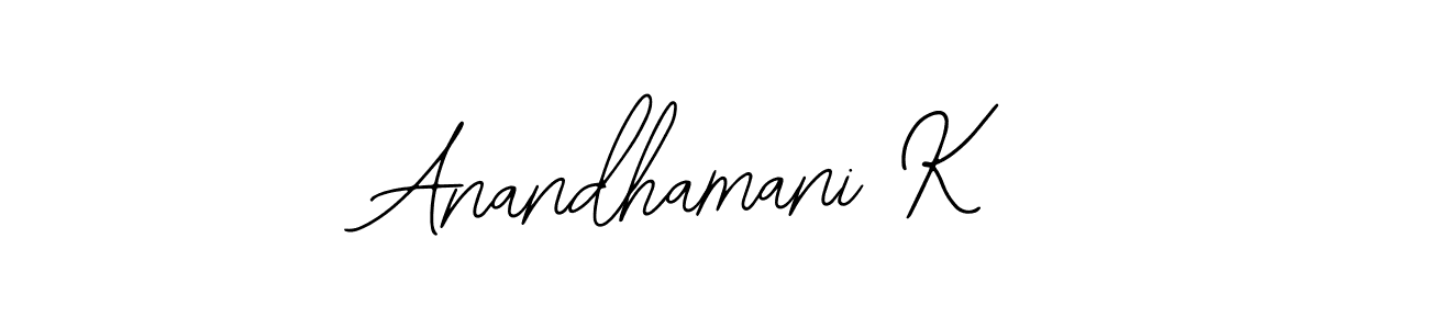 It looks lik you need a new signature style for name Anandhamani K. Design unique handwritten (Bearetta-2O07w) signature with our free signature maker in just a few clicks. Anandhamani K signature style 12 images and pictures png