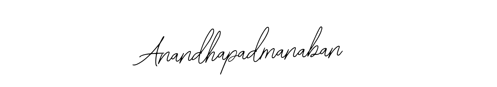 The best way (Bearetta-2O07w) to make a short signature is to pick only two or three words in your name. The name Anandhapadmanaban include a total of six letters. For converting this name. Anandhapadmanaban signature style 12 images and pictures png