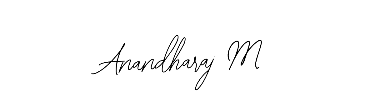 Anandharaj M stylish signature style. Best Handwritten Sign (Bearetta-2O07w) for my name. Handwritten Signature Collection Ideas for my name Anandharaj M. Anandharaj M signature style 12 images and pictures png