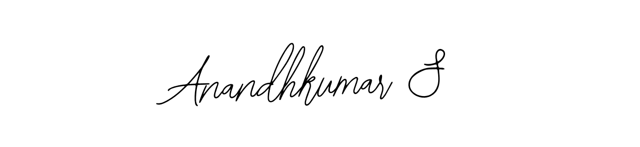 Use a signature maker to create a handwritten signature online. With this signature software, you can design (Bearetta-2O07w) your own signature for name Anandhkumar S. Anandhkumar S signature style 12 images and pictures png