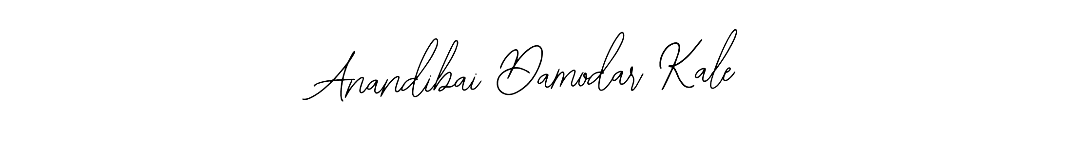 Design your own signature with our free online signature maker. With this signature software, you can create a handwritten (Bearetta-2O07w) signature for name Anandibai Damodar Kale. Anandibai Damodar Kale signature style 12 images and pictures png
