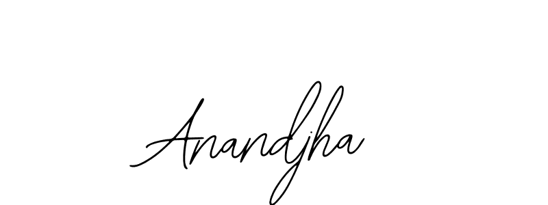 How to make Anandjha signature? Bearetta-2O07w is a professional autograph style. Create handwritten signature for Anandjha name. Anandjha signature style 12 images and pictures png