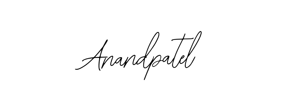 Make a beautiful signature design for name Anandpatel. Use this online signature maker to create a handwritten signature for free. Anandpatel signature style 12 images and pictures png