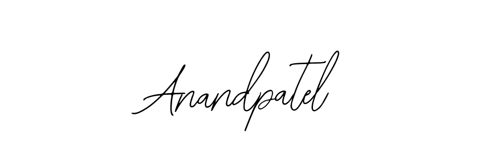 How to make Anandpatel signature? Bearetta-2O07w is a professional autograph style. Create handwritten signature for Anandpatel name. Anandpatel signature style 12 images and pictures png